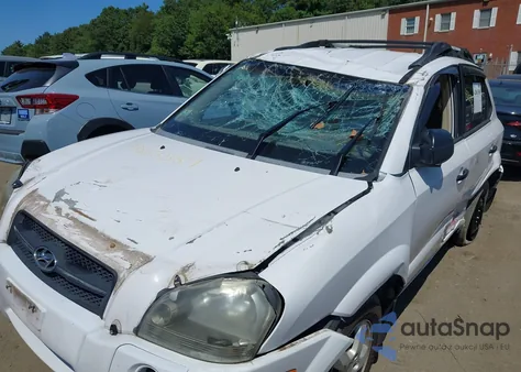 2006 Hyundai Tucson Gl from USA, damaged, VIN KM8JM12B76U378715